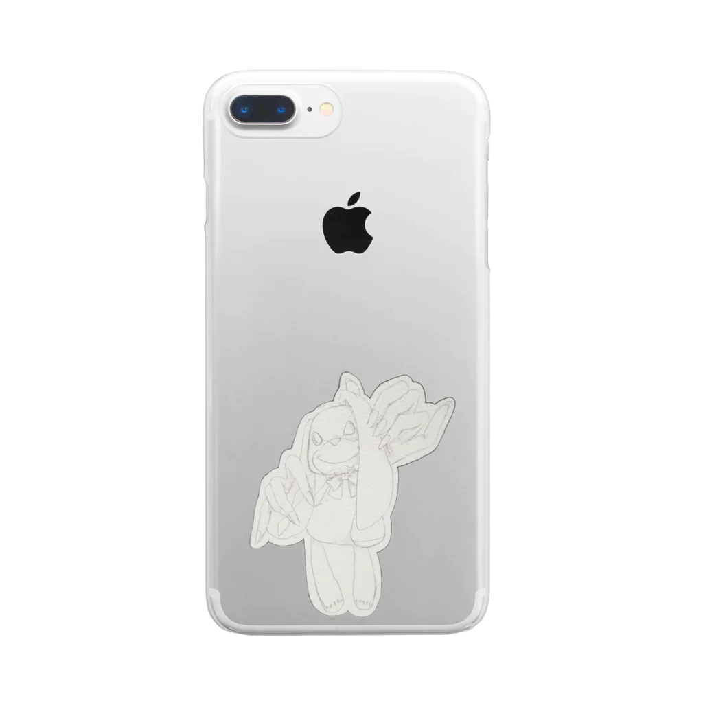 timatimaのうさぎちゃん Clear Smartphone Case