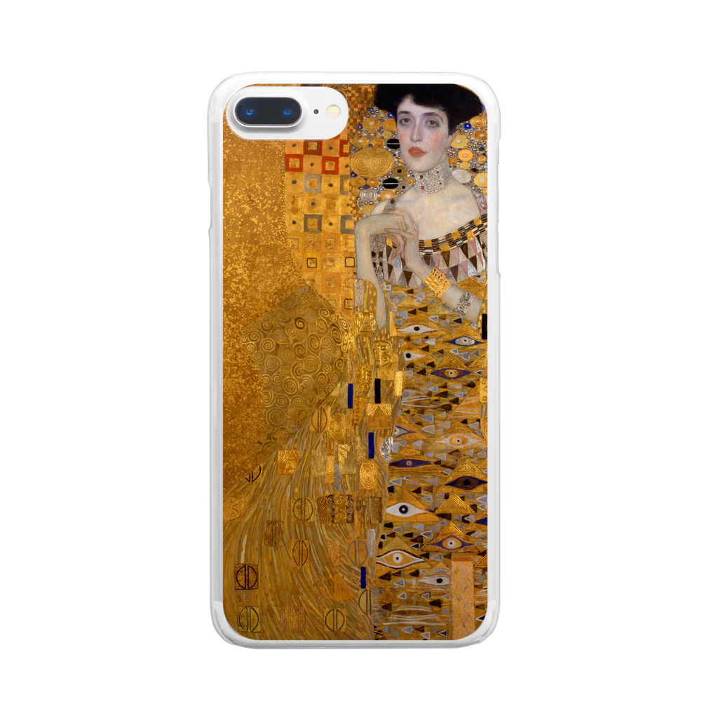 art-standard（アートスタンダード）のグスタフ・クリムト（Gustav Klimt） / 『アデーレ・ブロッホ＝バウアーの肖像 I』（1907年） Clear Smartphone Case