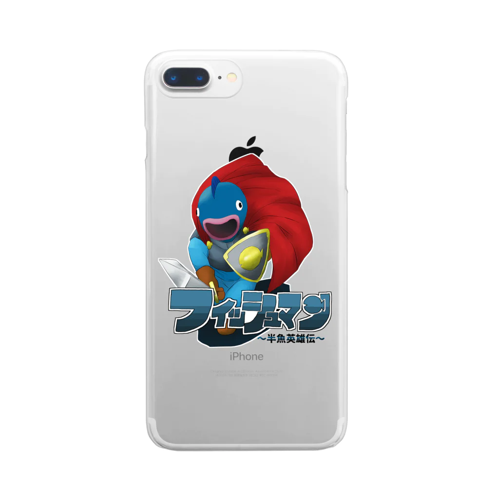 東京ギガバイトのフィッシュマン Clear Smartphone Case