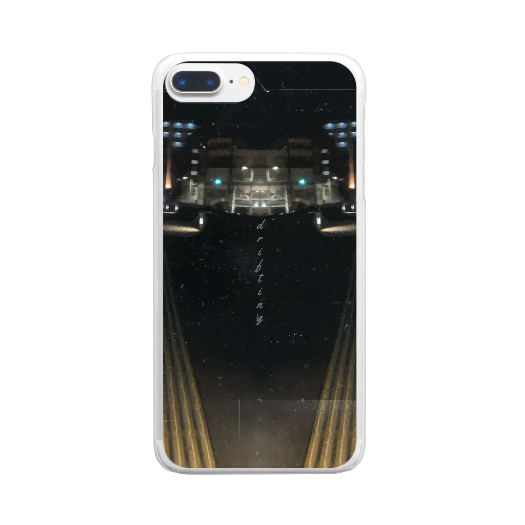 虚構商店のdrifting Clear Smartphone Case