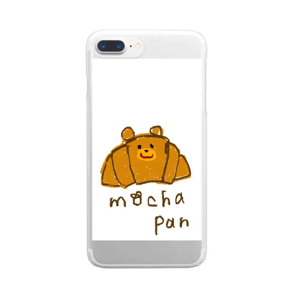 ＊mocha pan＊のmocaワッサン Clear Smartphone Case