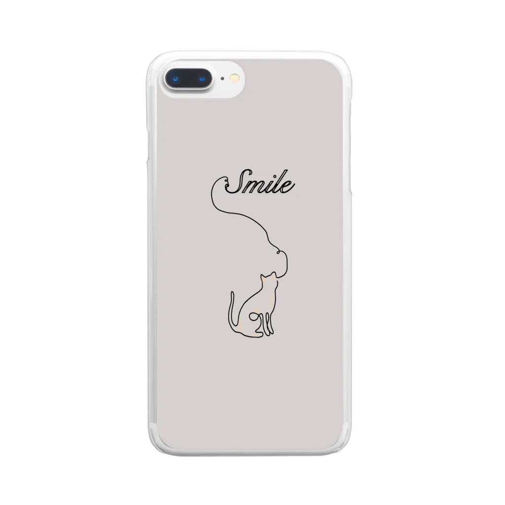 しおきゃらめるのSmile Clear Smartphone Case