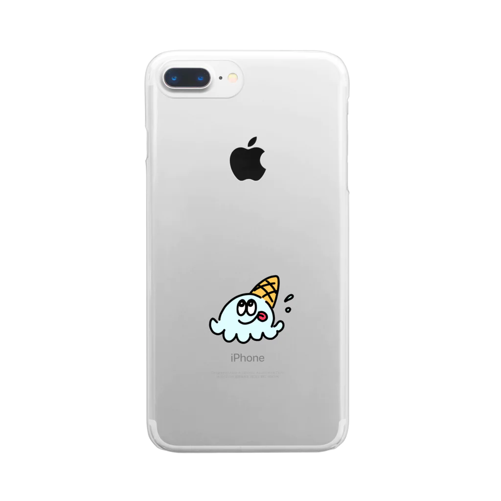 3O3のぺろりんあいす Clear Smartphone Case