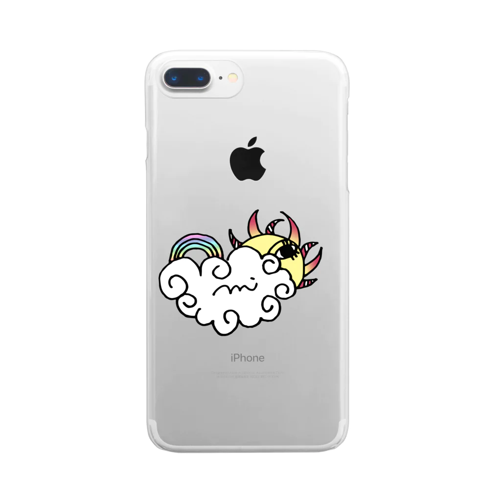 mitsu_zoraのmitsu_zoraロゴマーク Clear Smartphone Case