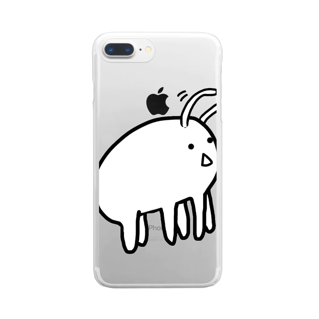 ぷるぷるさんのぷるぷるさん Clear Smartphone Case