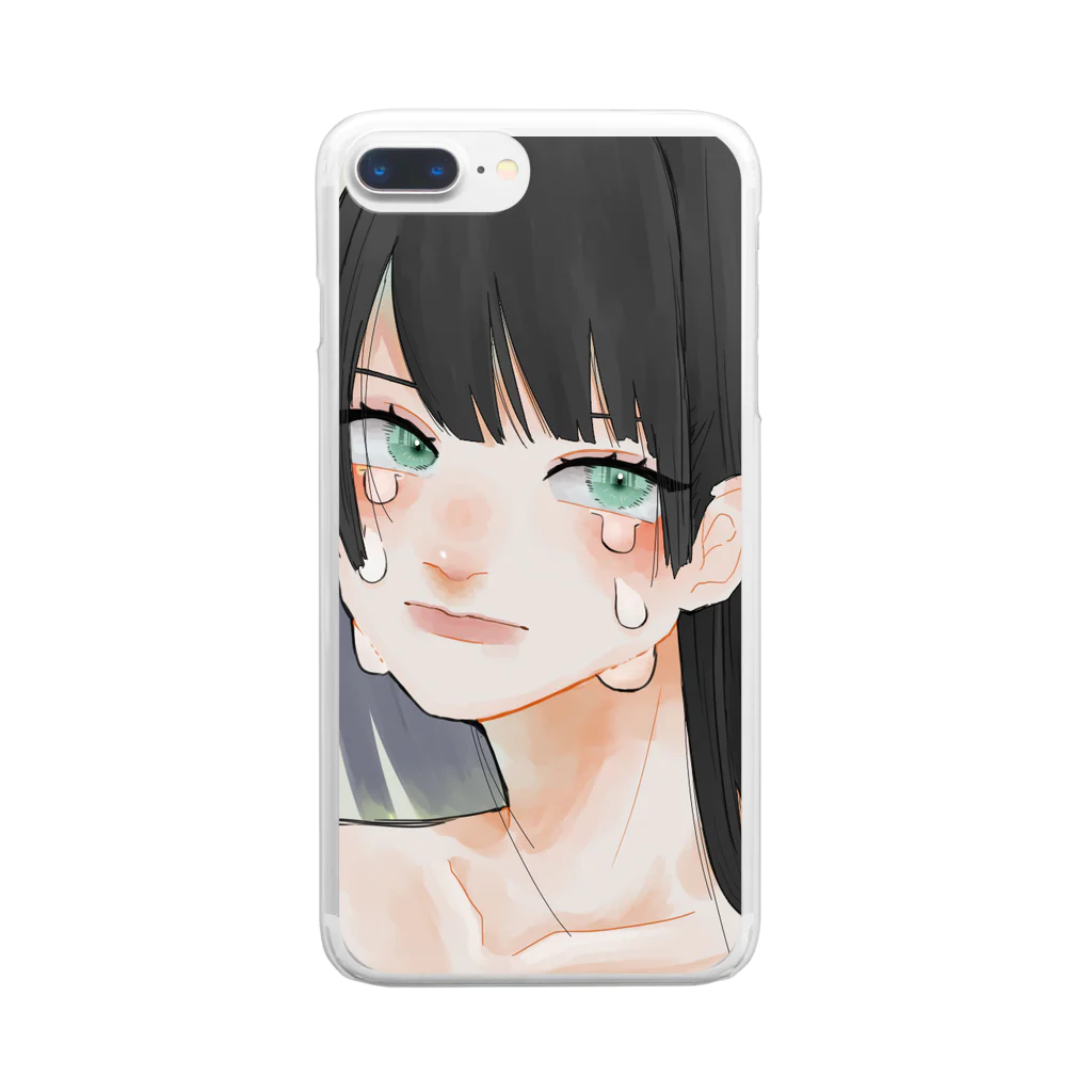 初瀬のなきむしちゃん Clear Smartphone Case