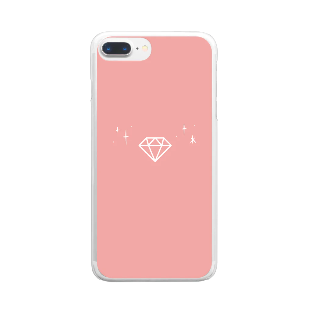 MAIRの💎マカロンピンク💎 Clear Smartphone Case