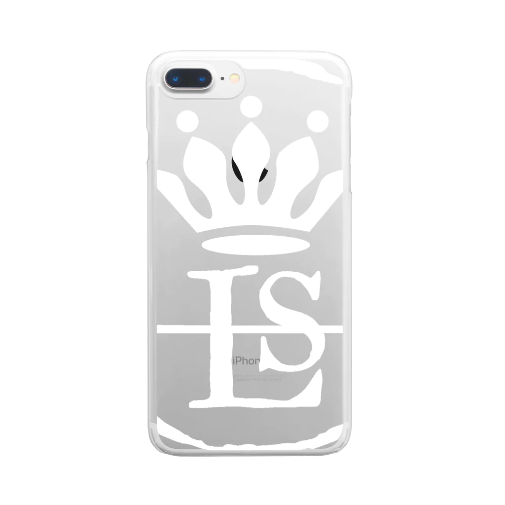 曽塚レナLena Sodska😈🔱のLSロゴアイテム(白) Clear Smartphone Case