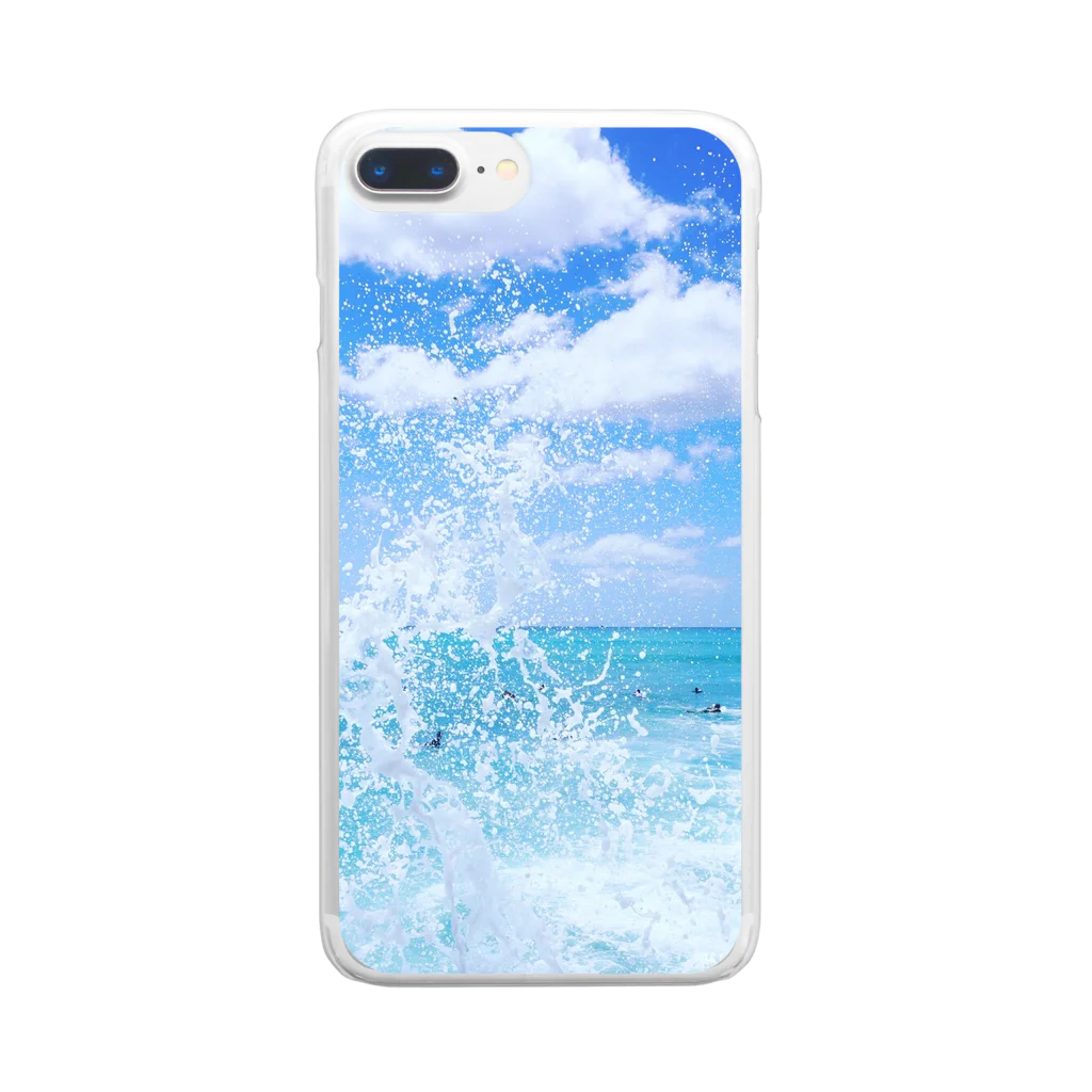 Aloha and co.のHawaii Kai  Clear Smartphone Case