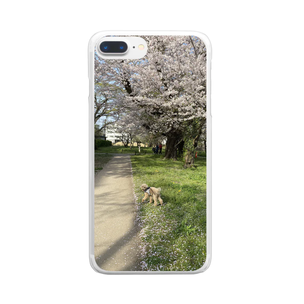 onexchanceのMarty-sakura Clear Smartphone Case