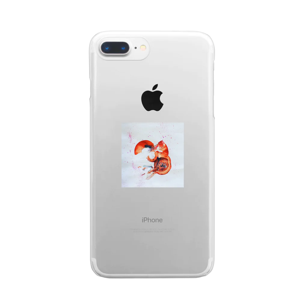 ニューヨークのオレンジ Clear Smartphone Case