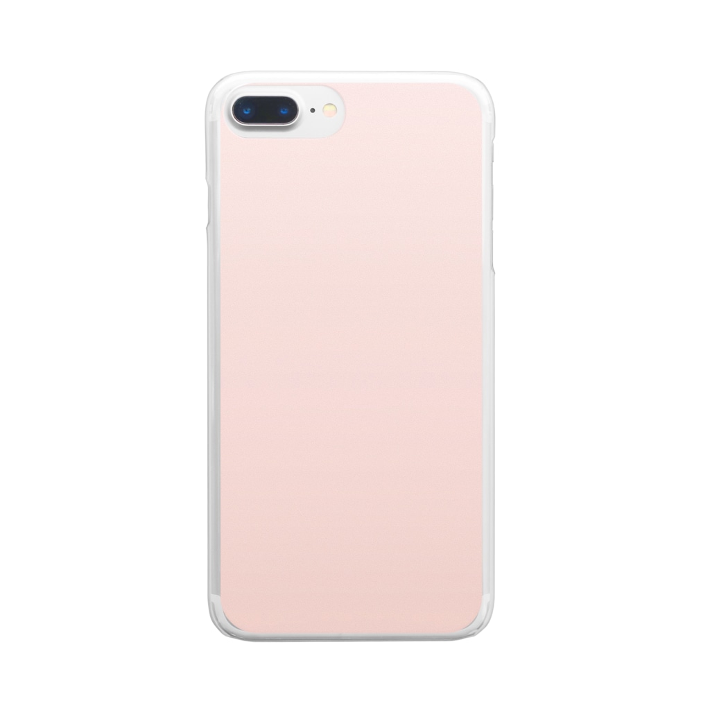 ぽぬぞぬのグラデーション Flower Milk Tea Clear Smartphone Case