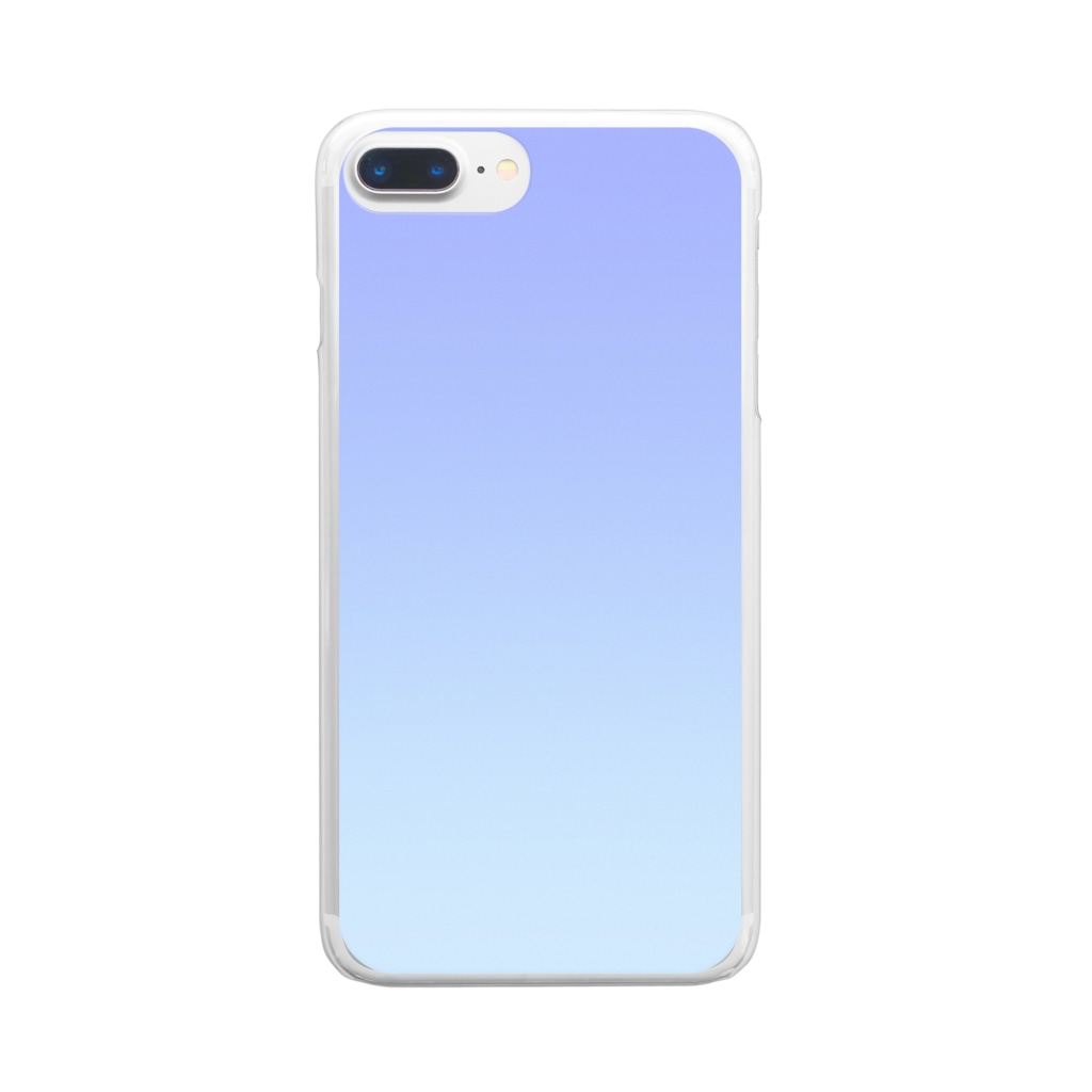 ぽぬぞぬのグラデーション Honey Heaven Clear Smartphone Case