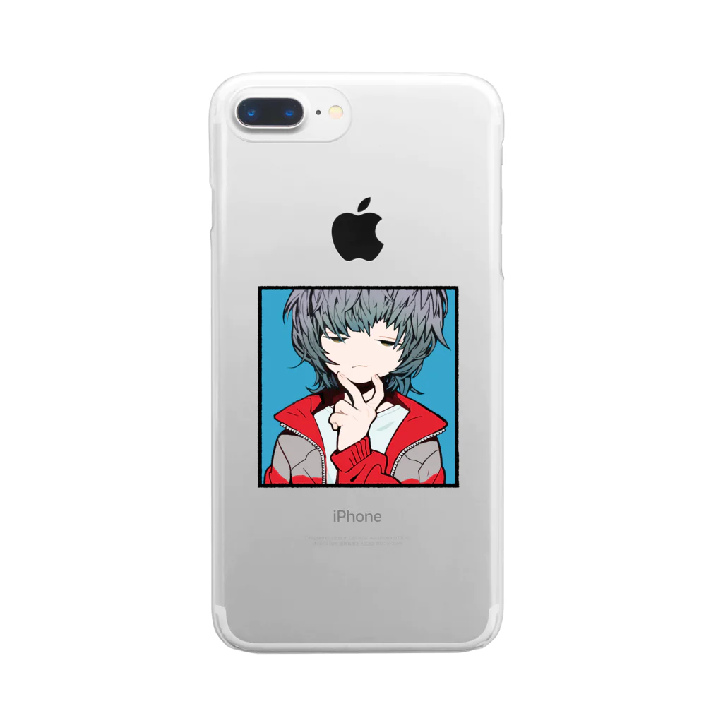 しりもとの赤ジャージ  Clear Smartphone Case