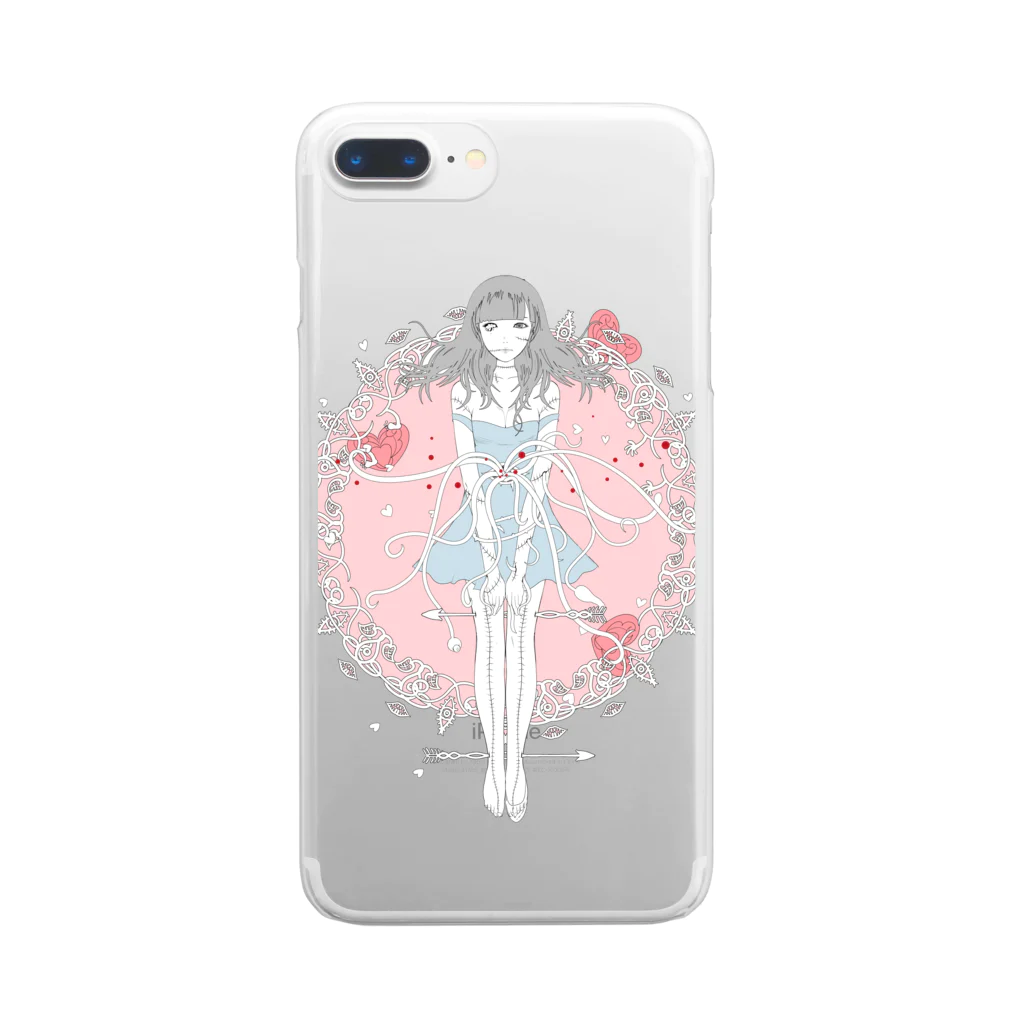 かざあなの死んでれら Clear Smartphone Case