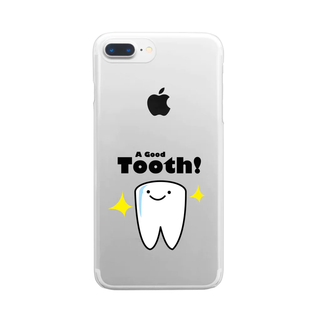 ゴロニャーのダサT屋さんのよい歯の日　トゥース！ #歯科医 に売れています。 クリアスマホケース