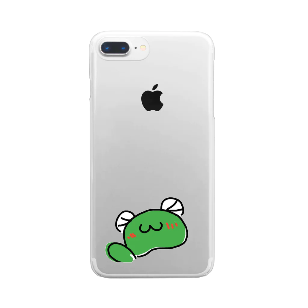 KEROYON_HOUSEのスマホにけろよん Clear Smartphone Case