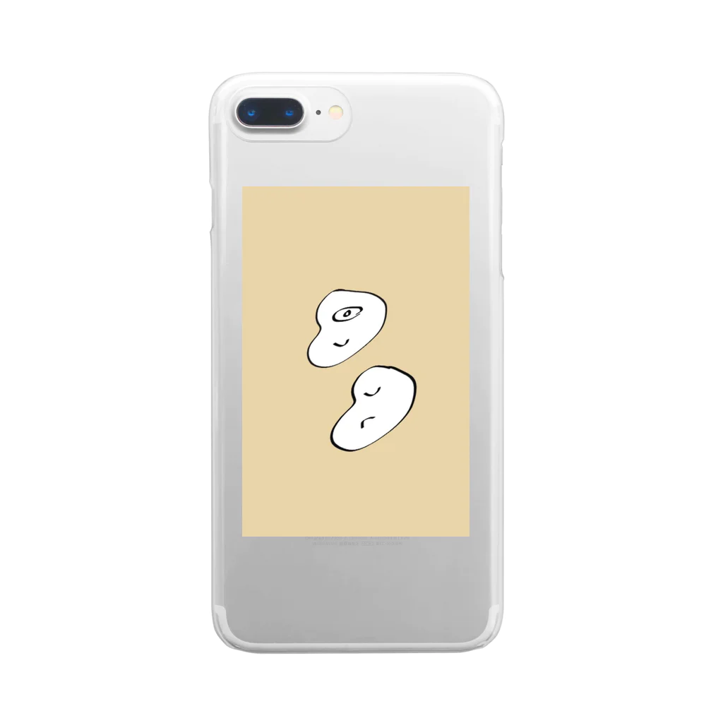 free faceのfree face Clear Smartphone Case