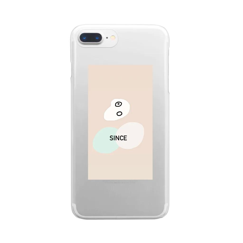 free faceのfree face （since） Clear Smartphone Case