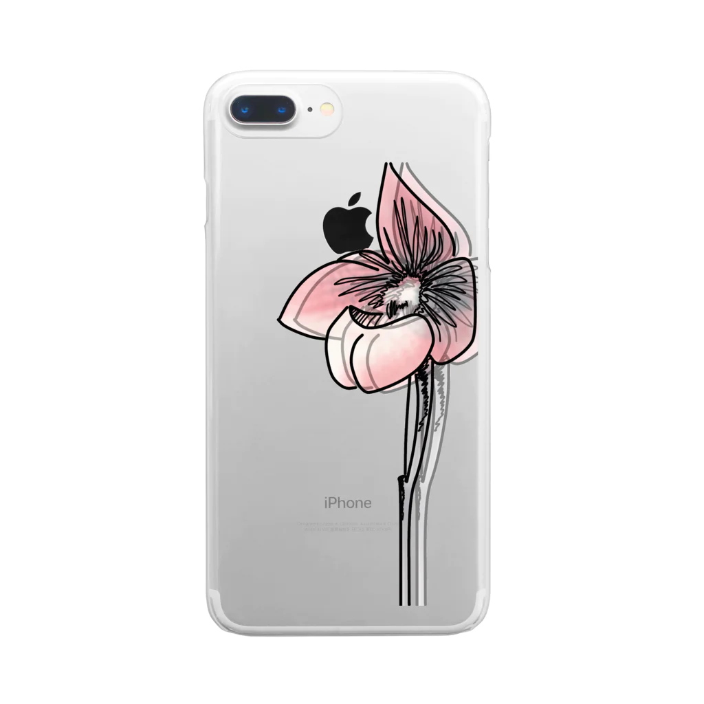 HAGE DLILLのFlower Clear Smartphone Case