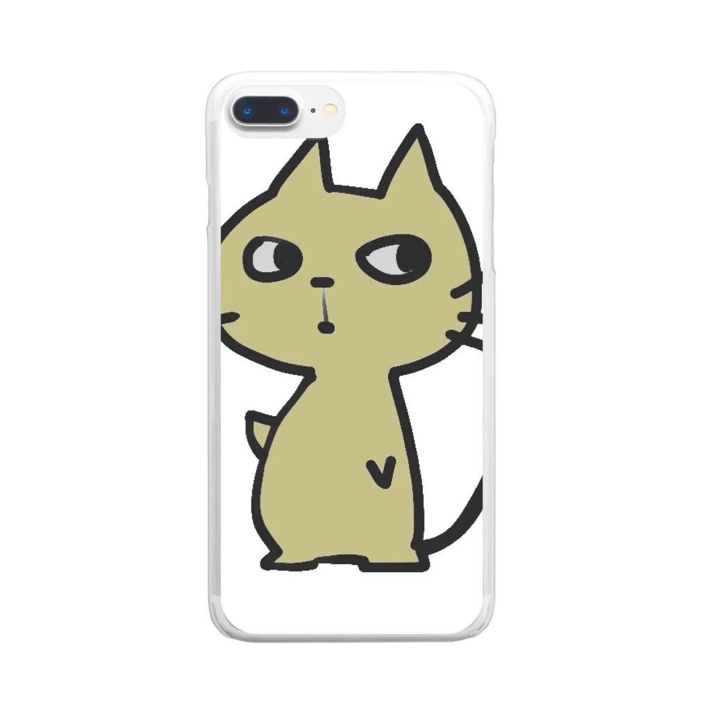 たたらりんごのニャンタ・カラー Clear Smartphone Case