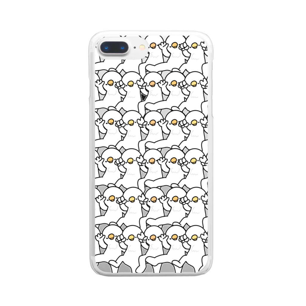 ohakoyaの増殖じゃんけんTORI Clear Smartphone Case