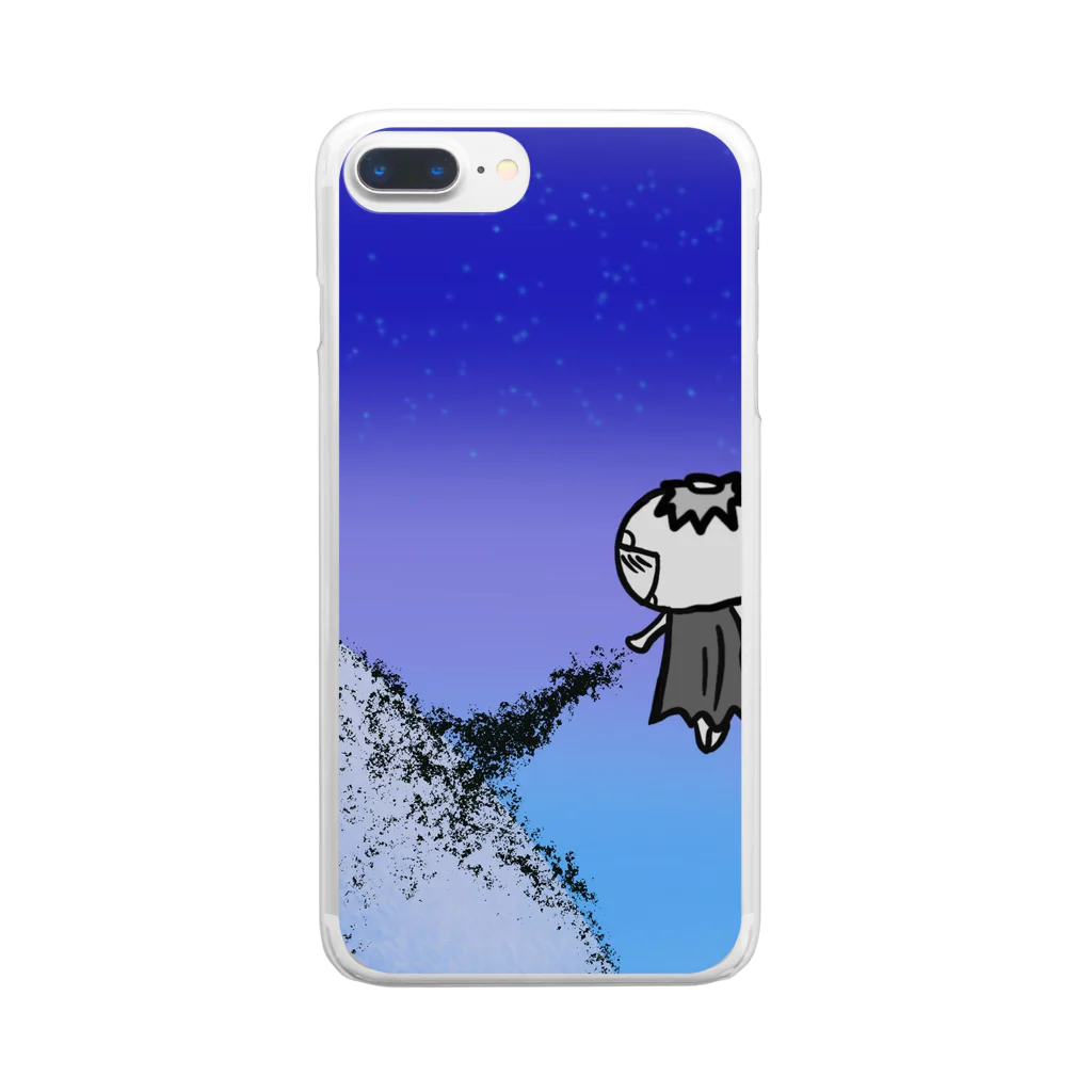 KAPPAYAのダークカッパくん Clear Smartphone Case