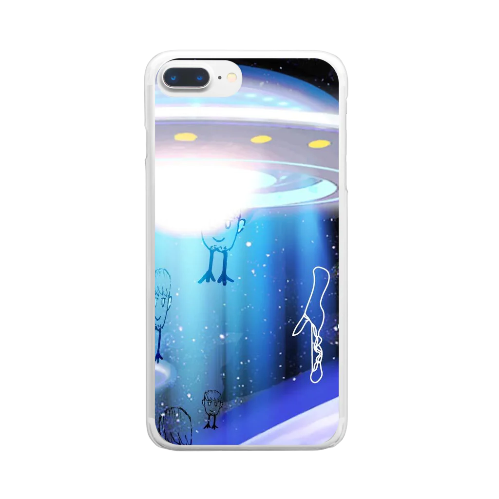 🦕🦕🦕のD Clear Smartphone Case