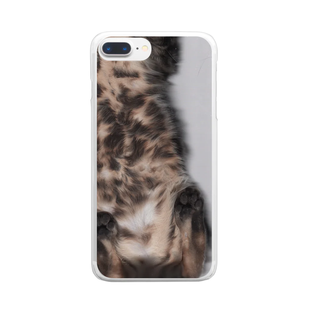 せつさんのねこうら Clear Smartphone Case