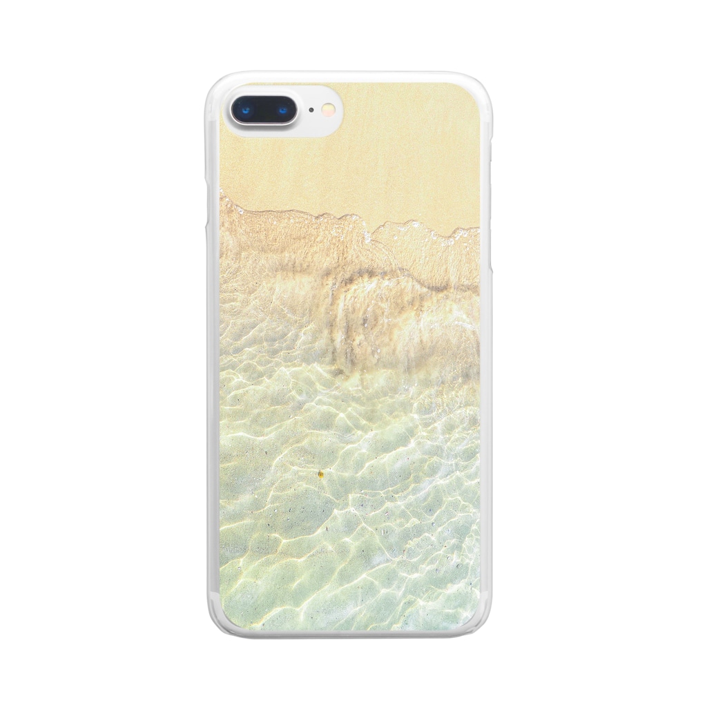 “すずめのおみせ” SUZURI店のkikugahama Clear Smartphone Case