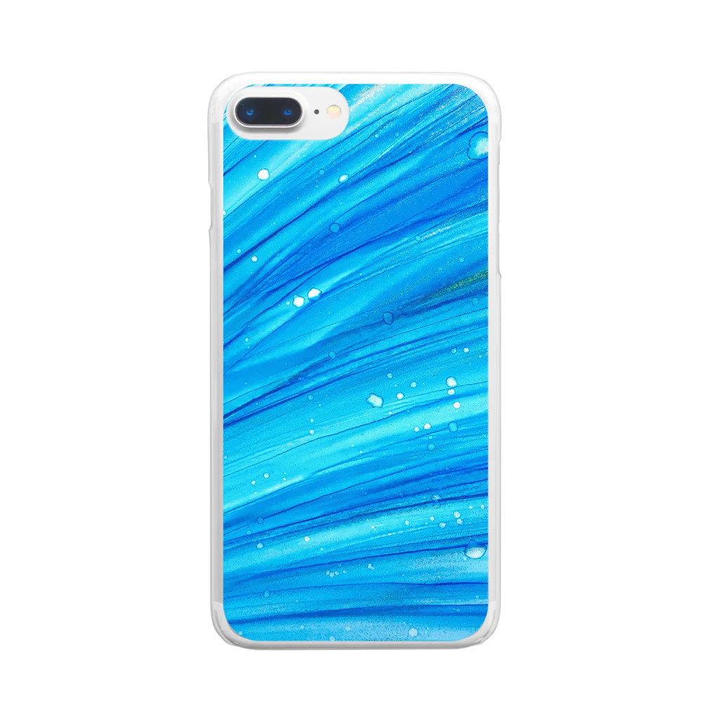 Alcohol ink art SARAの✶Splash✶ Clear Smartphone Case