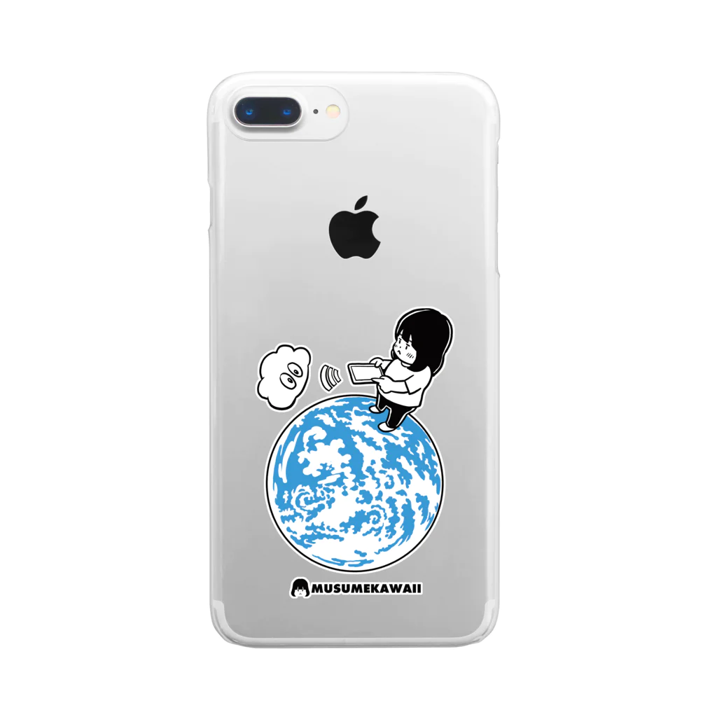 MUSUMEKAWAIIの0517「#世界電気通信情報社会デー 」 Clear Smartphone Case