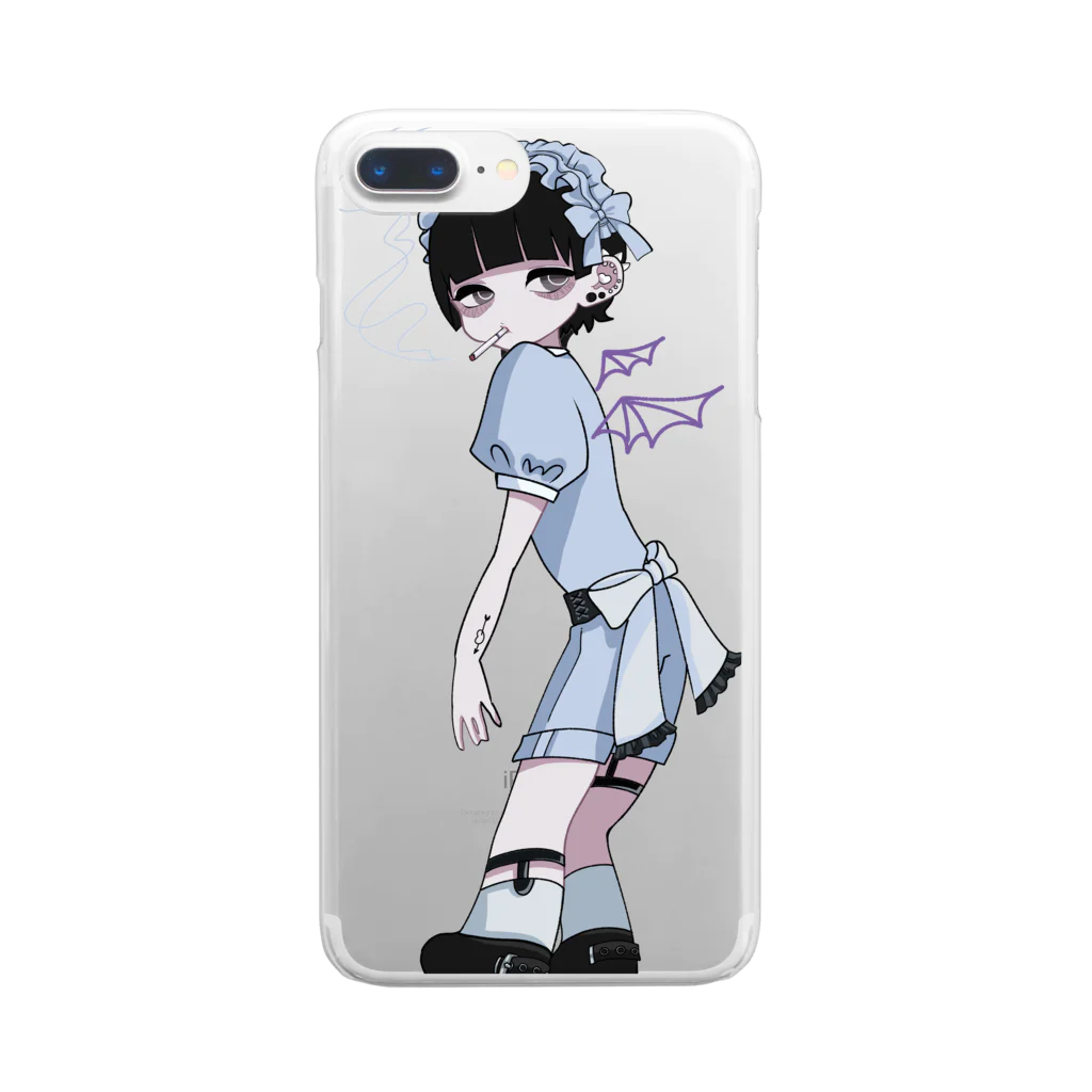 NAMANIKUstoreのヘドレ悪魔ちゃん Clear Smartphone Case