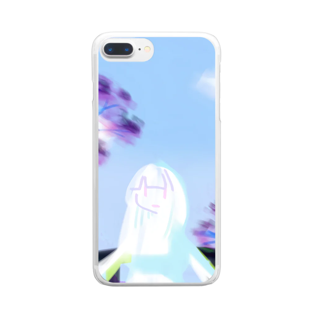 さかなのひとのこ Clear Smartphone Case