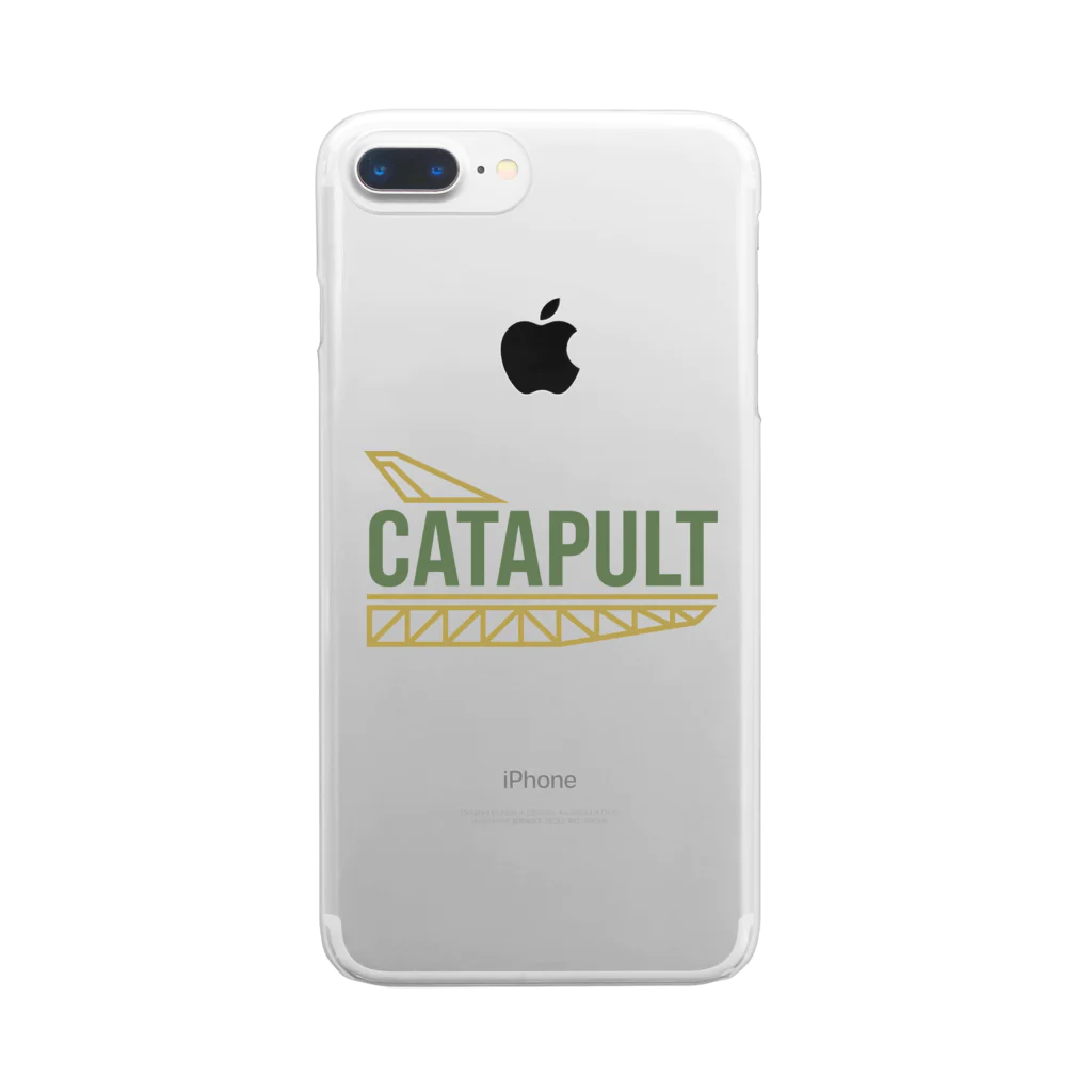 kimchinのカタパルト CATAPULT ロゴ Clear Smartphone Case