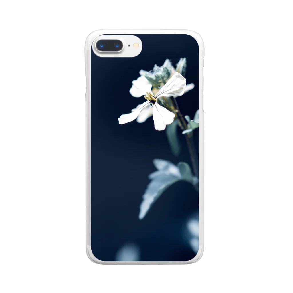 Leaves & Flowersのルッコラの花 Clear Smartphone Case