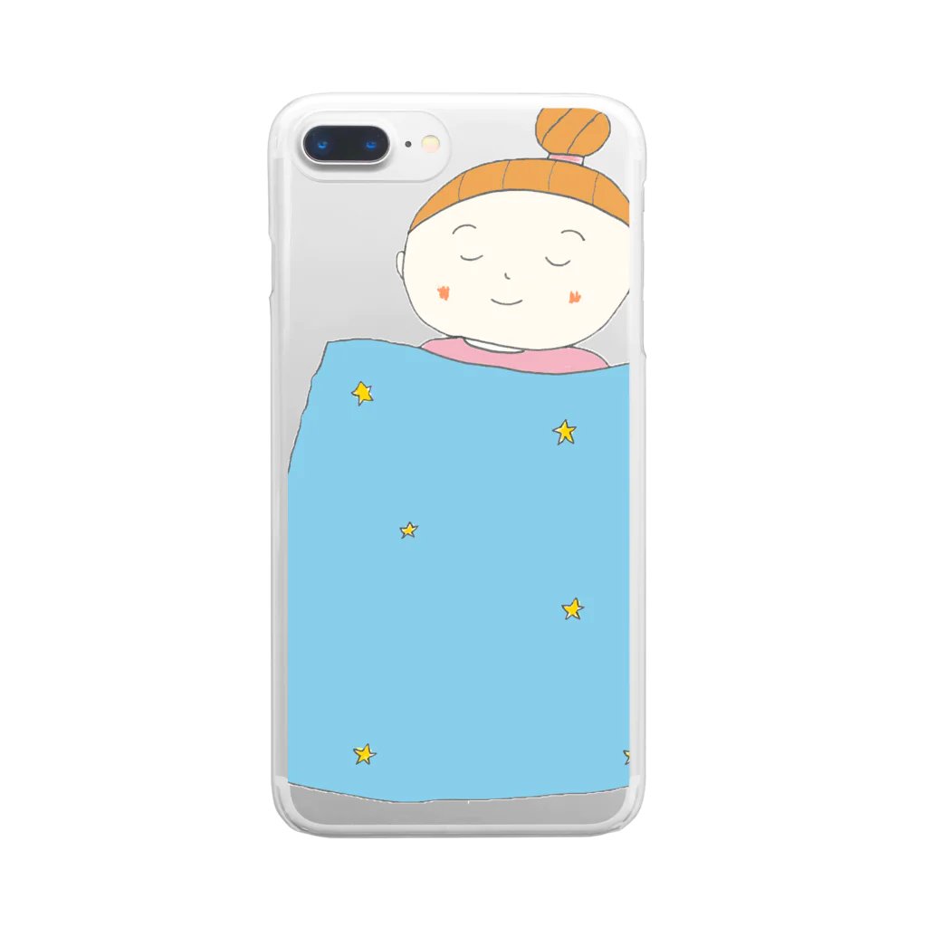 ほどまるのしゃばーさな Clear Smartphone Case