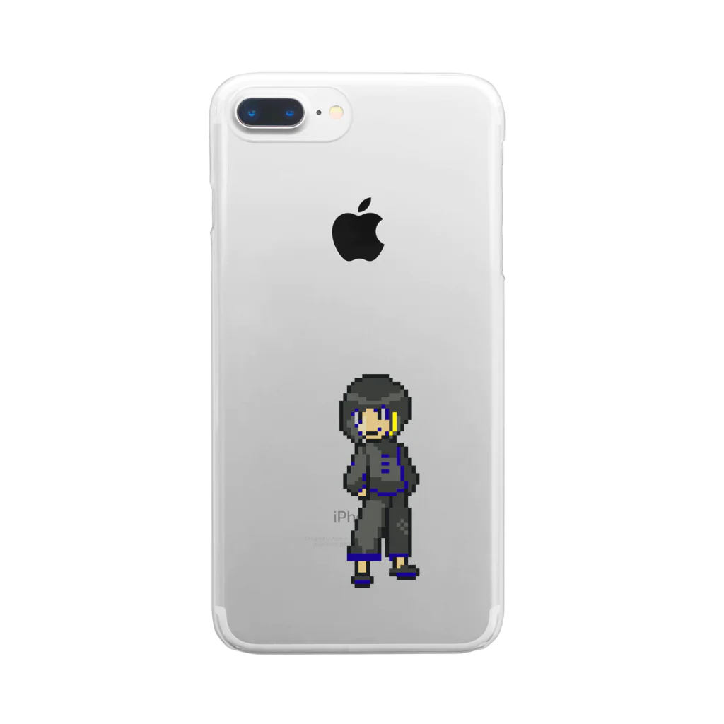 リオのチャイナなトレーナー(ドット) Clear Smartphone Case