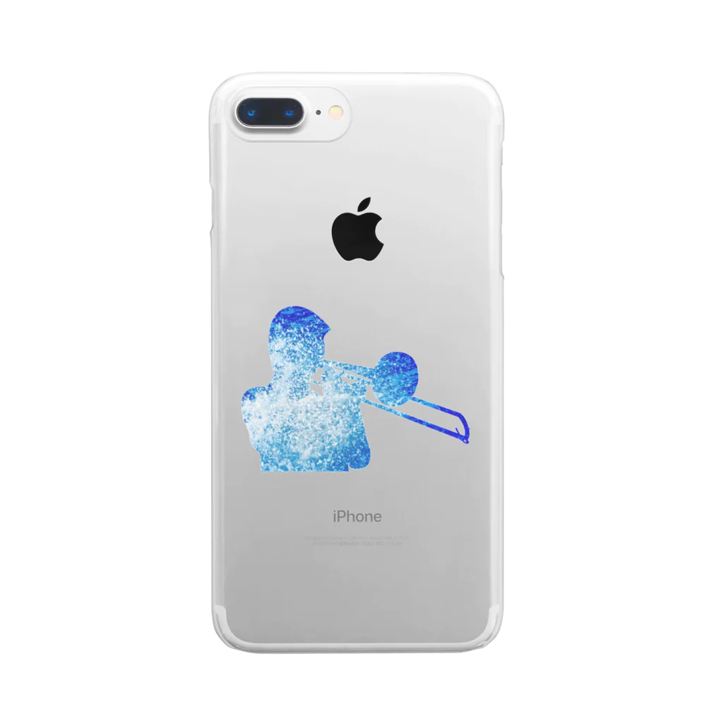 となりのひとのjazz summer Clear Smartphone Case