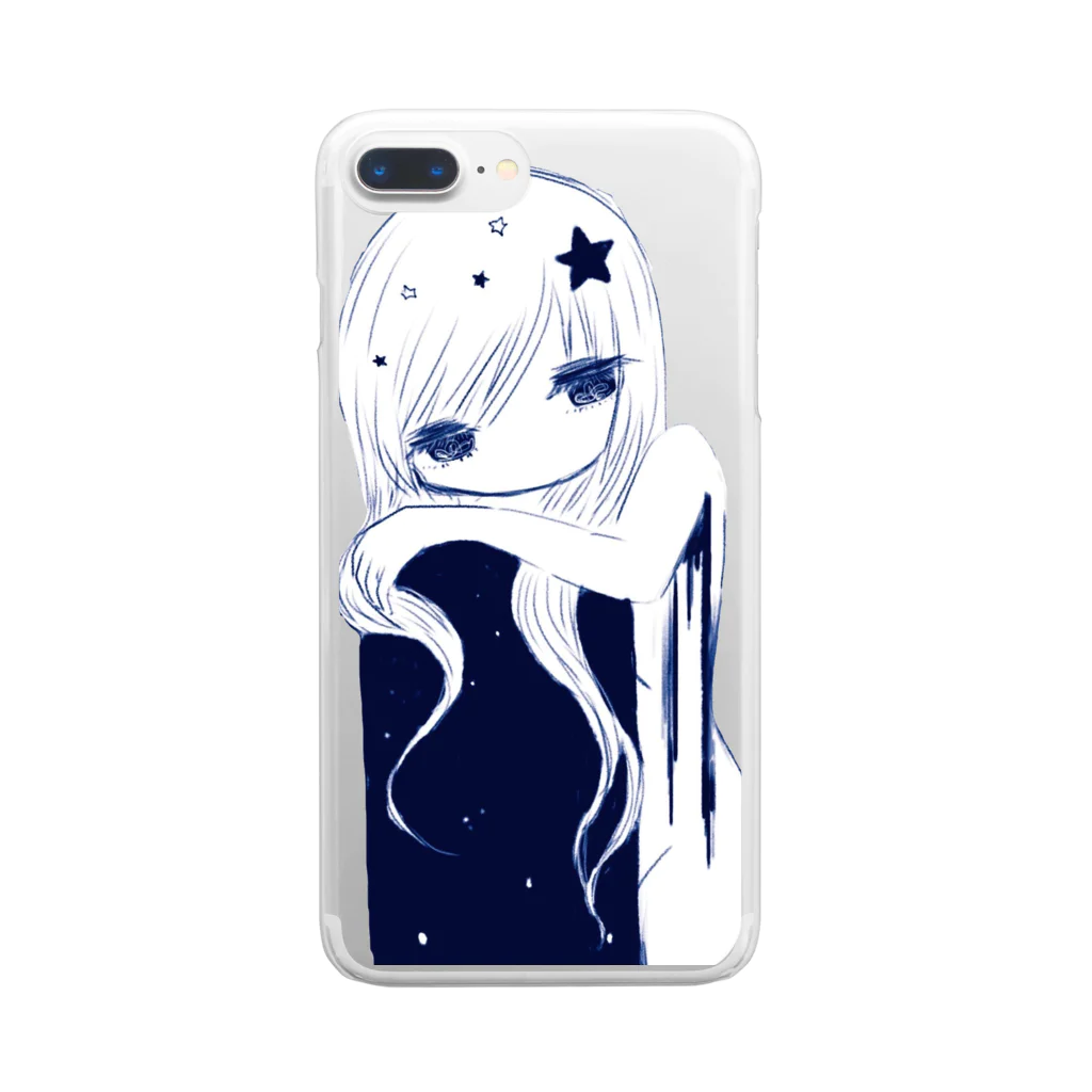 Poltergeistのよるのこ Clear Smartphone Case