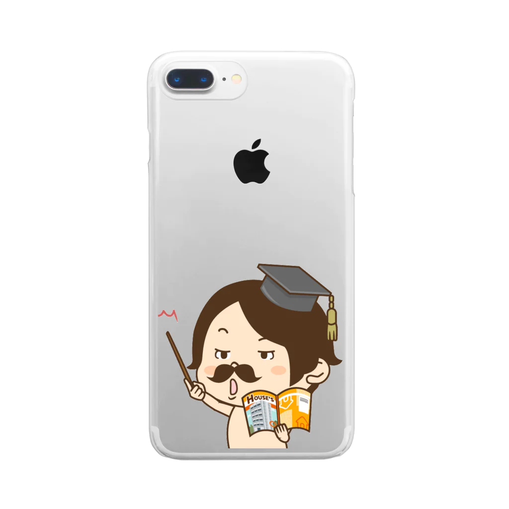 wangan_noraemonのHOUSE'Sのらえもん Clear Smartphone Case