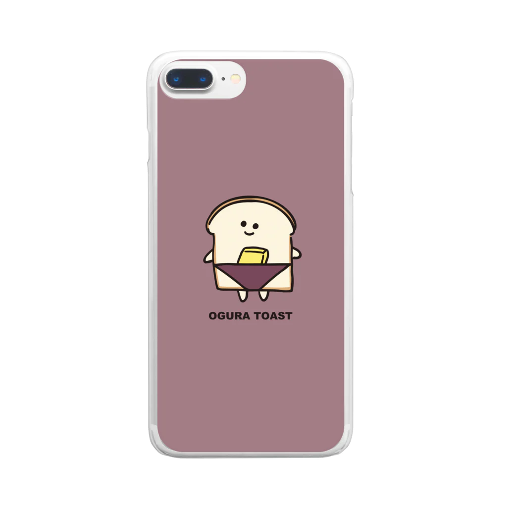 シメサバさんのお店のパン人 Clear Smartphone Case