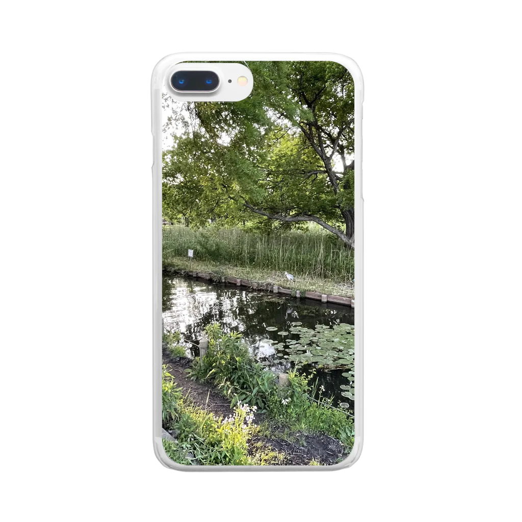 EijiPonの公園の一幕。 Clear Smartphone Case