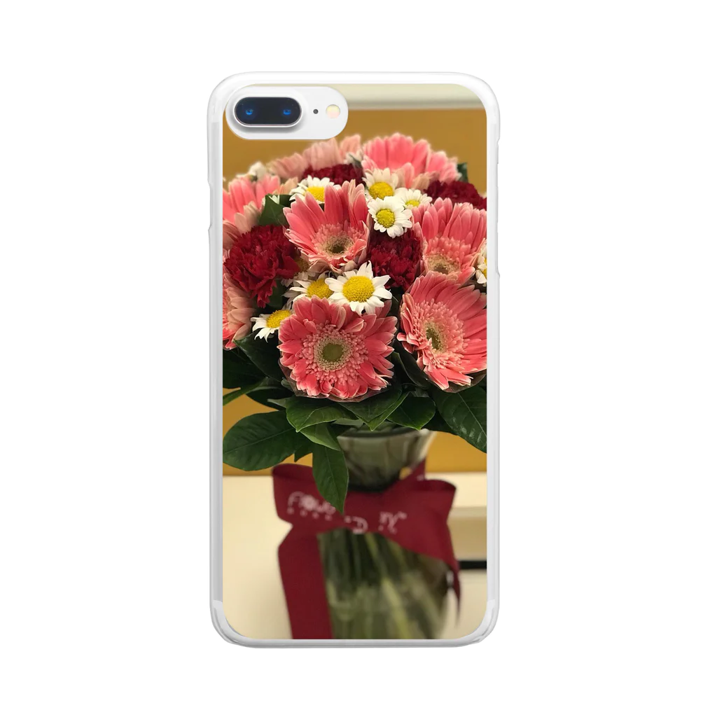 KIng のFlower Lover Clear Smartphone Case