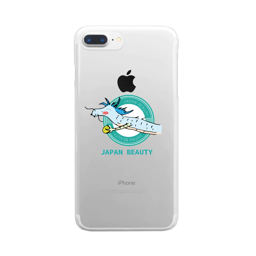 Japan Beautyオリジナルショップの龍のアレックスさん Clear Smartphone Case