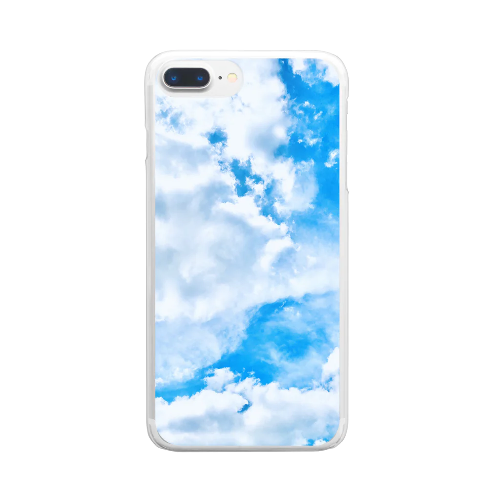 いつかの景色の遥か上空より Clear Smartphone Case