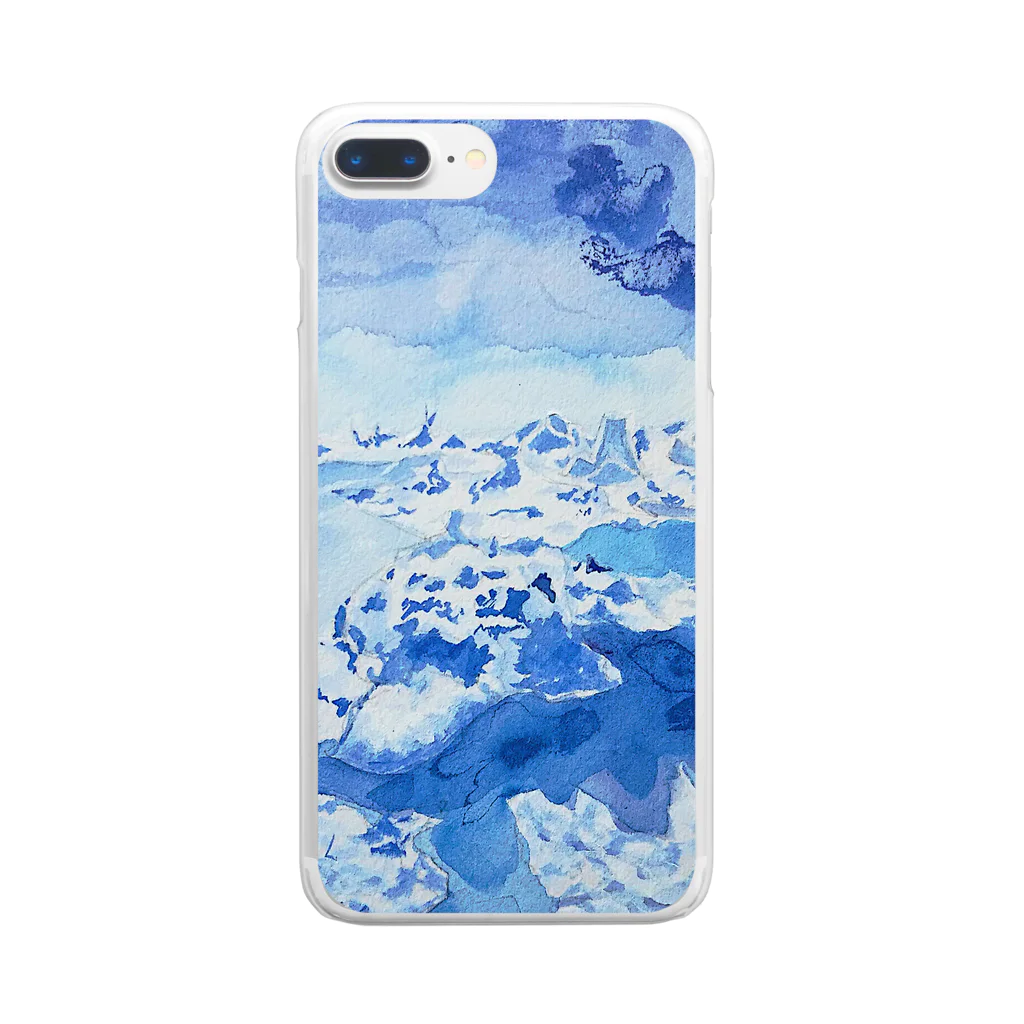 daisukekusakaのblue Clear Smartphone Case