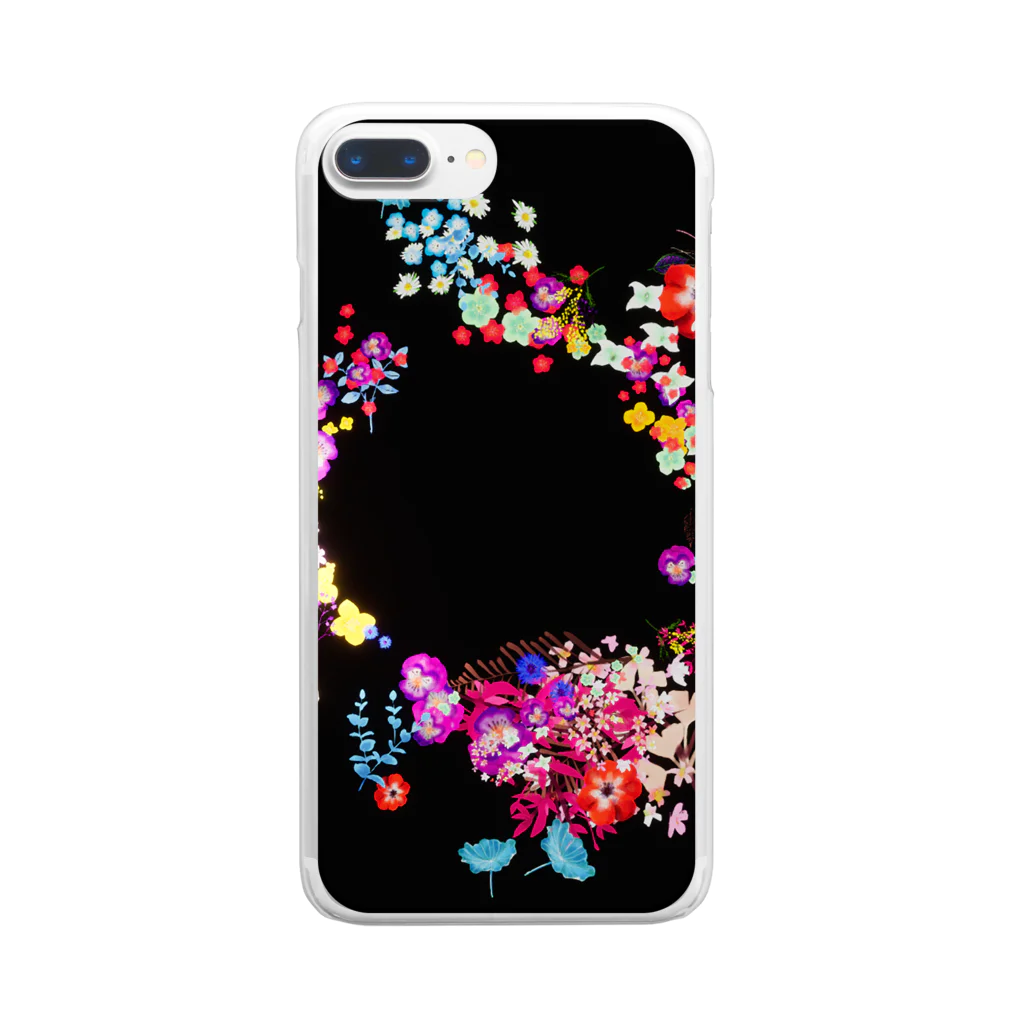 演奏の花の演奏の花_TypeB_02 Clear Smartphone Case