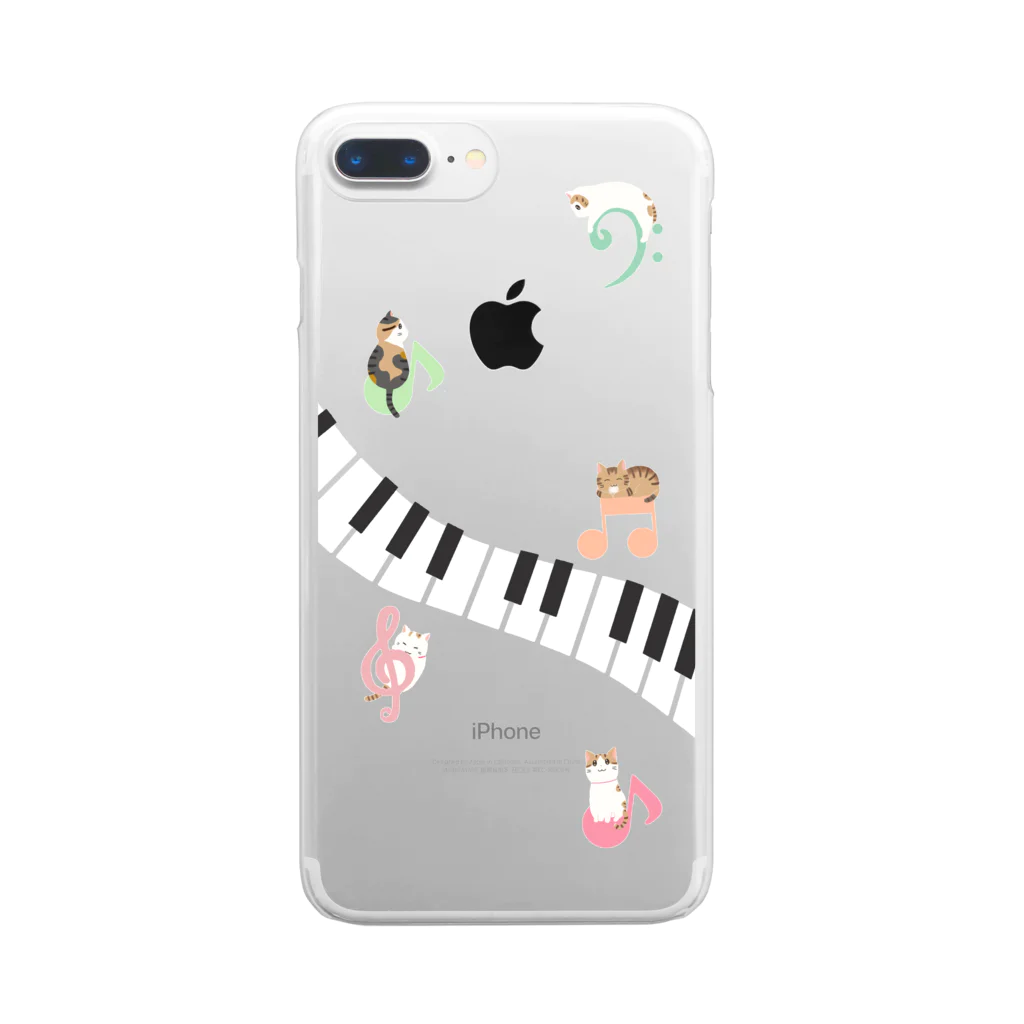 marincatのかりんの家族♪ Clear Smartphone Case