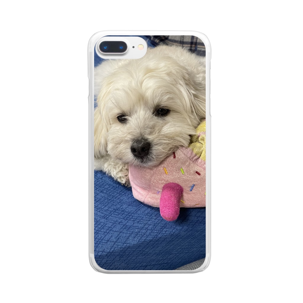 ハバニーズ プードルmix犬 Sunny サニー サニーsunny 犬グッズショップ Sunny Havapoo0519 のクリアスマホケース Iphoneケース 通販 Suzuri スズリ